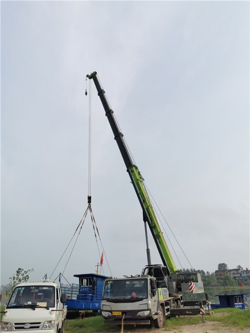襄阳市桥梁建设吊装案例